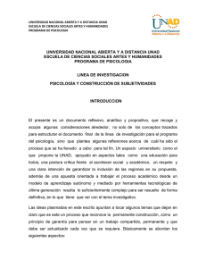 UNIVERSIDAD NACIONAL ABIERTA Y A DISTANCIA UNAD