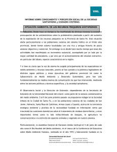 situación ambiental de los recursos pesqueros santafesinos