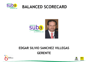 balanced scorecard