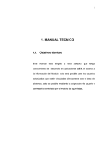 1. manual tecnico - Repositorio CISC