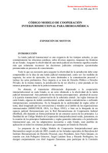 código modelo de cooperación interjurisdiccional para iberoamérica