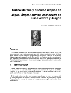 Crítica literaria y discurso utópico en Miguel Ángel Asturias, casi