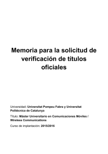 Comunicaciones Móviles - Universitat Pompeu Fabra