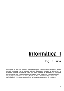 Informatica 1 - Agrupación 15 de Junio – MNR