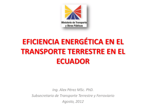 Diapositiva 1 - Instituto Nacional de Eficiencia Energética y Energías