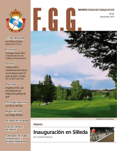 Inauguración en Silleda - Federación Gallega de Golf