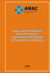 manual de procedimientos para certificación y supervisión