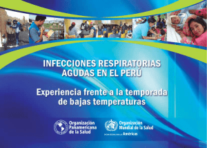 Infecciones respiratorias agudas en el Perú.