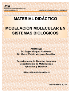 Modelación Molecular en Sistemas Biológicos
