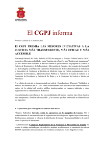 El CGPJ informa - Gobierno de La Rioja