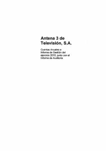 Informe de Auditoría 2010. Cuentas anuales e Informe