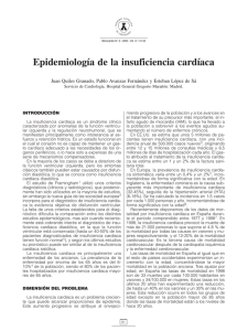 Epidemiología de la insuficiencia cardíaca
