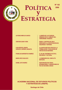edición nº 102 - ANEPE – Academia Nacional de Estudios Políticos