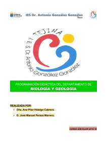 biología y geología - IES Dr. Antonio González González