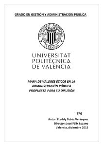 grado en gestión y administración pública mapa de valores