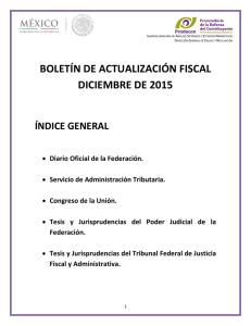 boletín de actualización fiscal diciembre de 2015