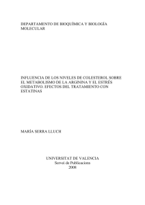 departamento de bioqu&iacute;mica y biolog&iacute;a molecular influencia