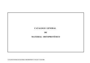 Catalogo general de material ortoprotesico
