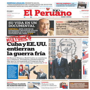 Cuba y EE. UU. entierran la guerra fría - Peruana