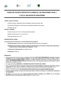Información y condiciones - Federación Española de Piragüismo