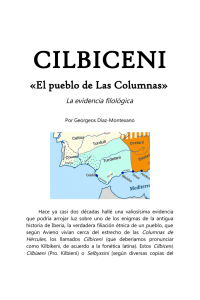 CILBICENI«El pueblo de Las Columnas» La evidencia filológica.