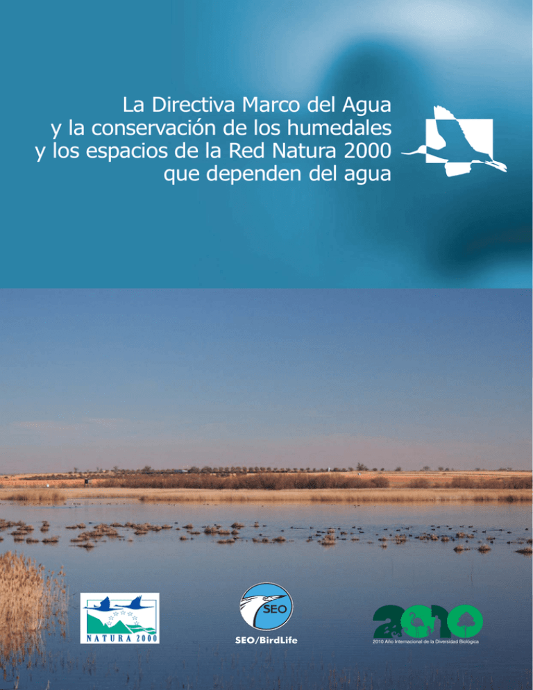 La Directiva Marco del Agua y la conservación