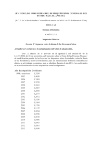 Ley 22/2013, de 23 de diciembre, de Presupuestos Generales del