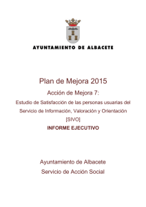 Estudio de satisfacción - Ayuntamiento de Albacete