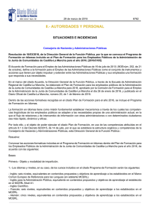 ii.- autoridades y personal - Gobierno de Castilla