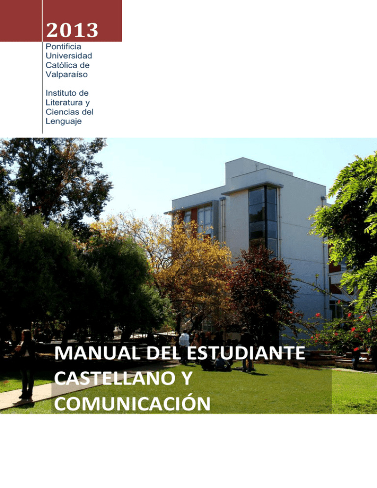 Manual Del Estudiante Castellano Y Comunicaci n