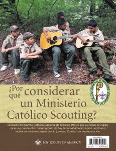Católico Scouting? un Ministerio
