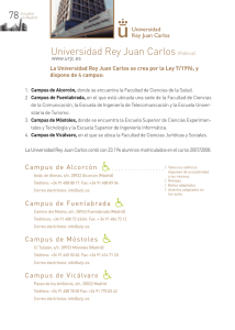 Universidad Rey Juan Carlos - Espacio Madrileño de Enseñanza