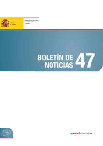 Boletín nº47 mayo-junio - Ministerio de Educación, Cultura y Deporte