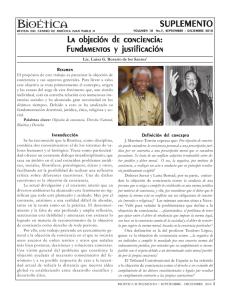 Fundamentos y justificación - Centro de Bioética "Juan Pablo II".