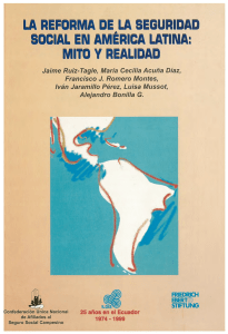 la reforma de la seguridad social en américa latina