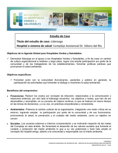 Plantilla Estudios de Caso - Red Global de Hospitales Verdes y