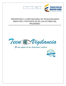 Manual de Operación REDITV007