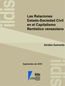 Las relaciones estado-sociedad civil en el capitalismo rentístico