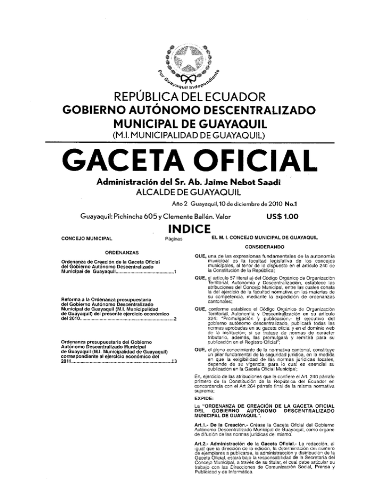 Gaceta Oficial