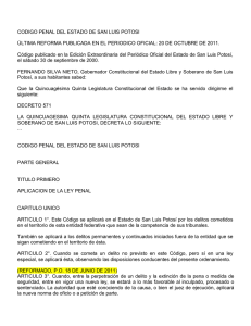 Código penal del estado de San Luis Potosí