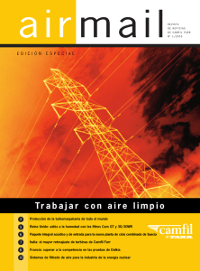 Powering up with clean air Trabajar con aire limpio