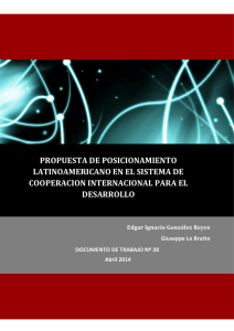 propuesta de posicionamiento latinoamericano en el sistema de
