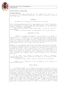 Sentencia absolutoria de José García Salinas.