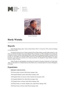 Hardy Wistuba - Artistas Visuales Chilenos