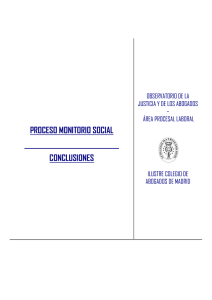 proceso monitorio social - Ilustre Colegio de Abogados de Madrid