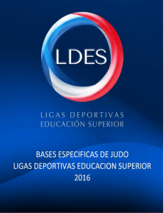 Bases Judo LDES 2016