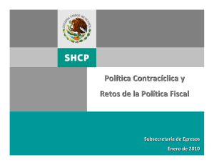Política Contracíclica en México