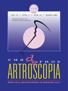 Supl. 1 - Núm. 34 - Marzo 2008 - Asociación Española de Artroscopia