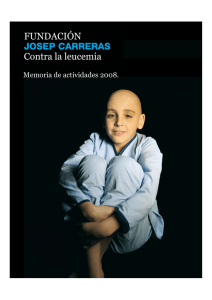 Diapositiva 1 - Fundación Josep Carreras