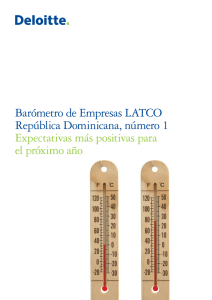 Barómetro de Empresas LATCO República Dominicana